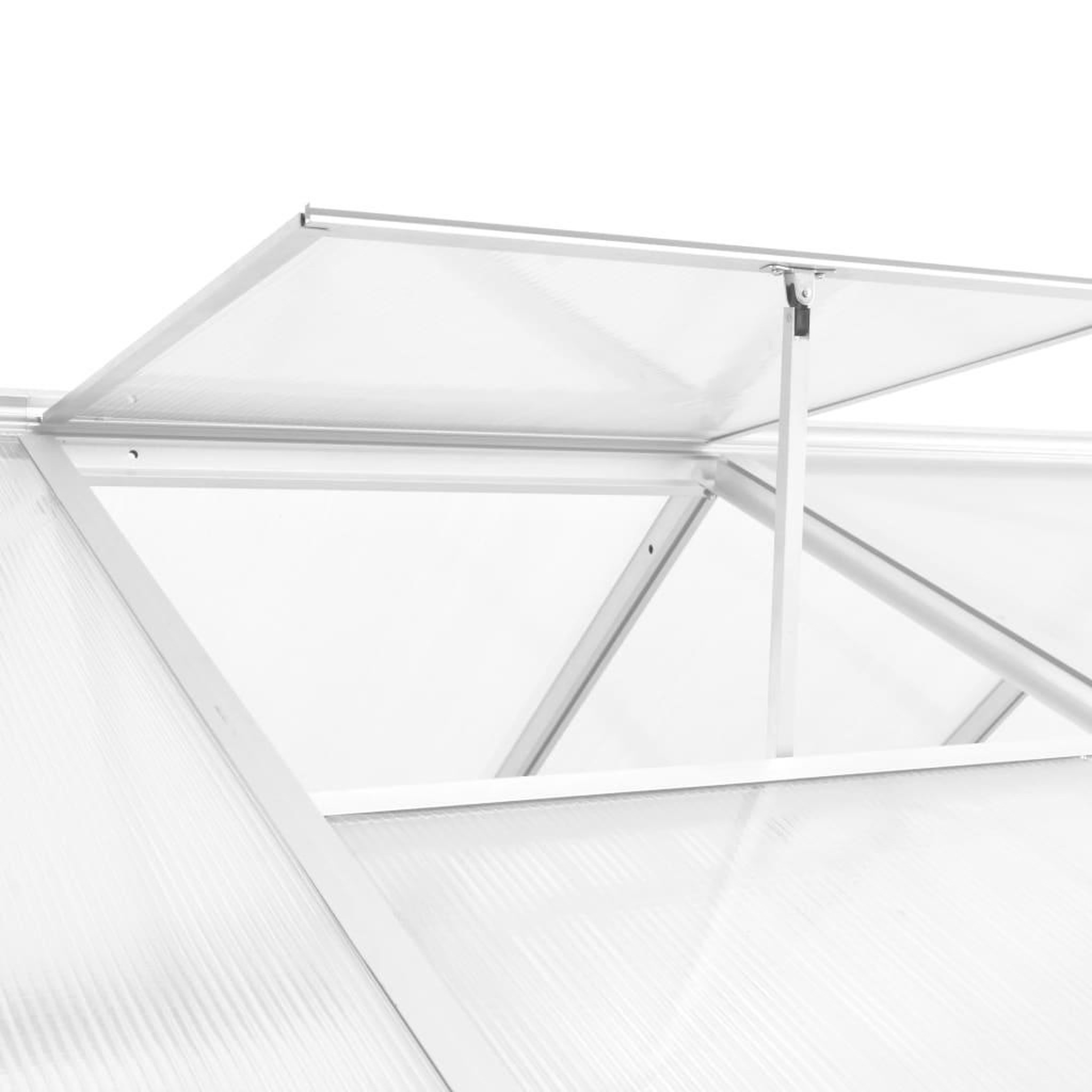 Voir la diapositive 5 : VIDAXL Serre Aluminium 302x190x195 cm 11,19 m³
