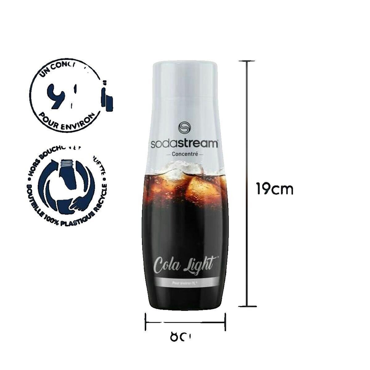 SODASTREAM Concentrés SodaStream Concentrés Cola Light Lot de 6 flacons