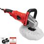 Voir la diapositive 2 : tectake Lustreuse polisseuse rotative avec 25 accessoires 1400 W rouge