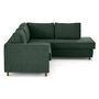 Voir la diapositive 5 : LISA DESIGN Jake - canapé déhoussable d'angle droit 5 places en velours texturé