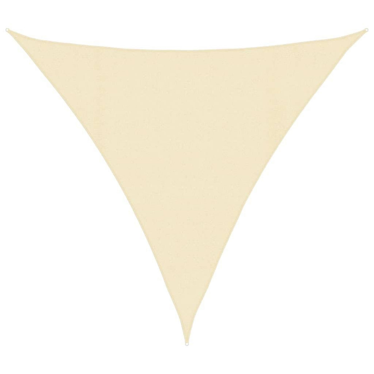 VIDAXL Voile d'ombrage 160 g/m^2 Creme 4,5x4,5x4,5 m PEHD