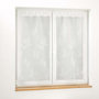 Voir la diapositive 1 : Paris Prix Paire de Voilages Brodés  Berry  60x90cm Blanc