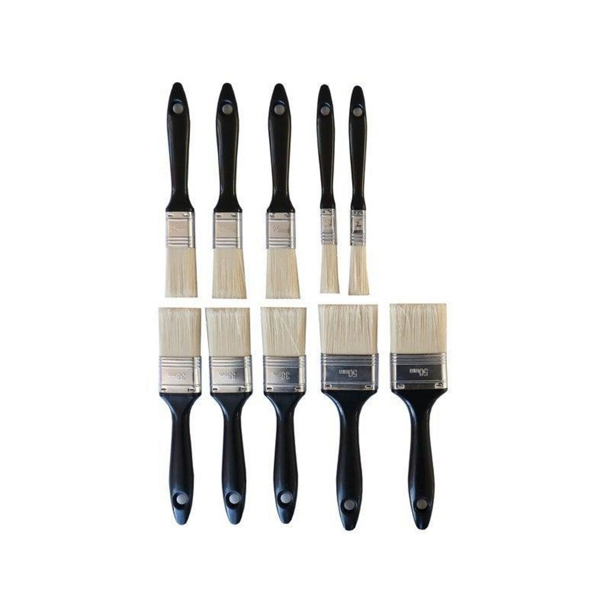 CENTRALE BRICO Lot De 10 Pinceaux Pour Peindre Toute Surface