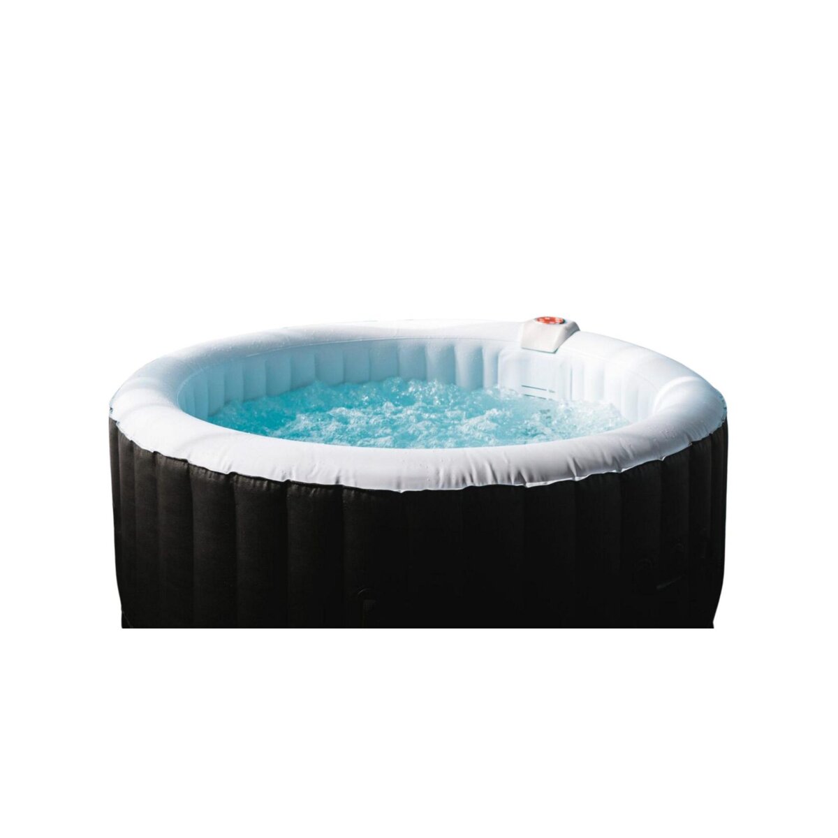 Ospazia Spa gonflable 4 places rond Ospazia - Diamètre : 185 cm - Filtre et bâche inclus