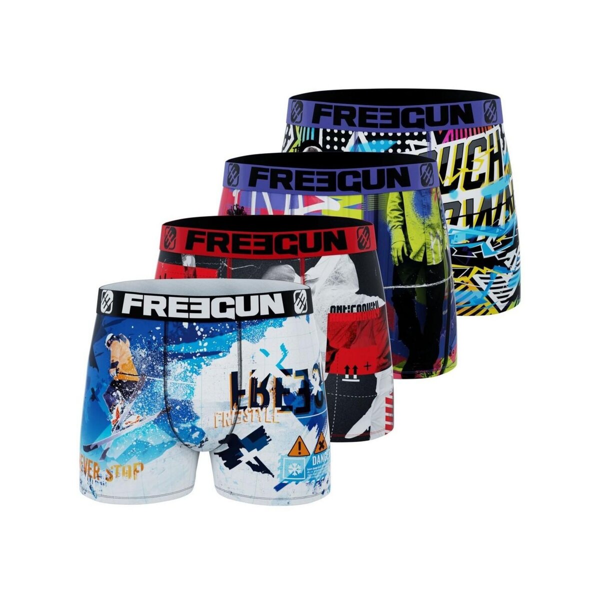 Lot boxer freegun discount homme pas cher