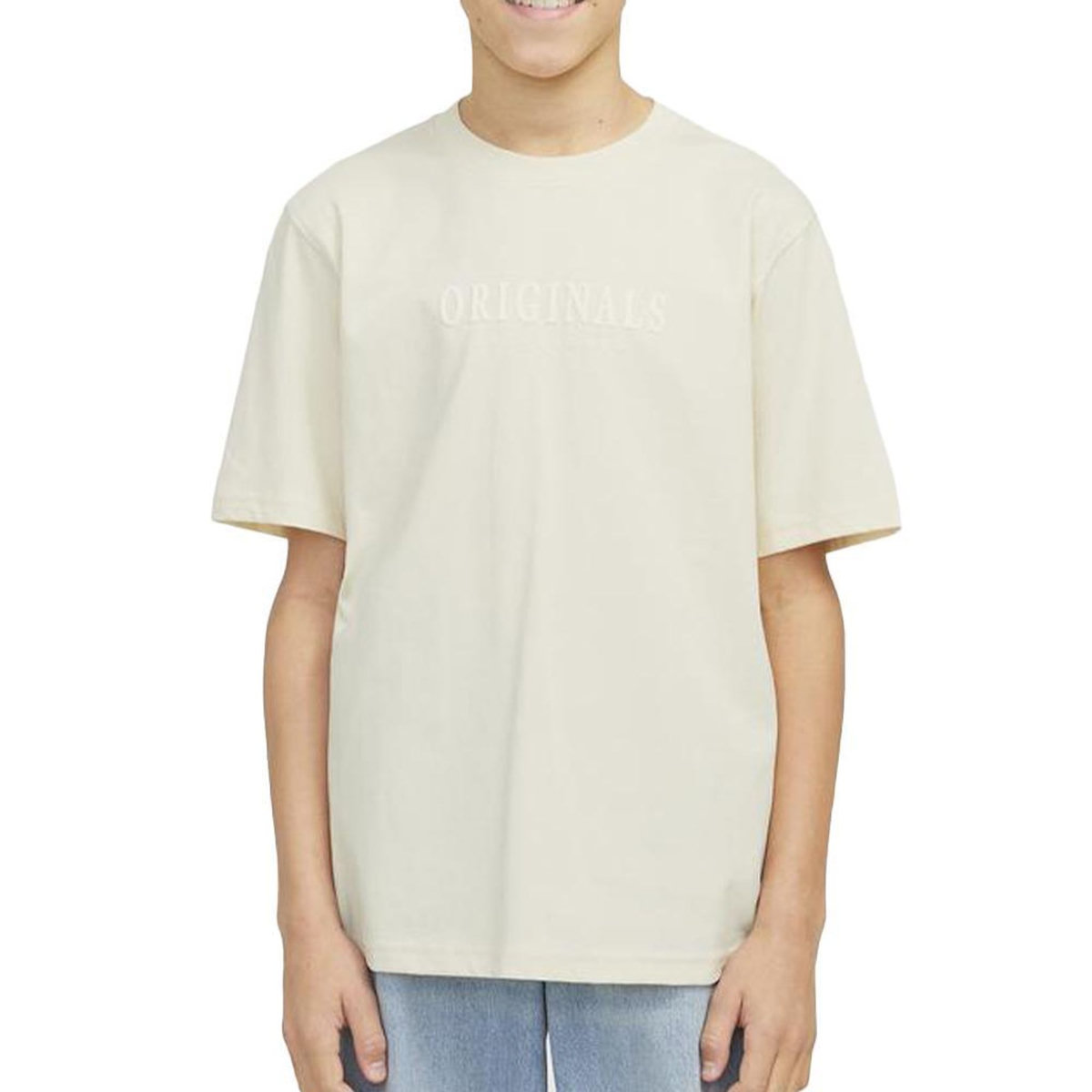 Jack & Jones T-Shirt Beige Garçon Jack & Jones Deriksberg