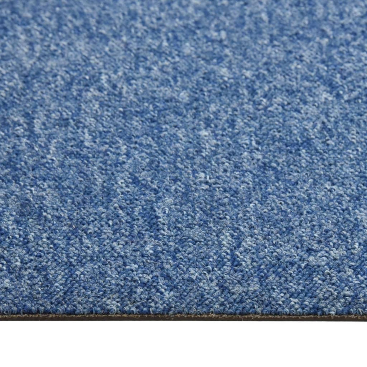 VIDAXL Dalles de tapis de sol 20 pcs 5 m^2 50x50 cm Bleu