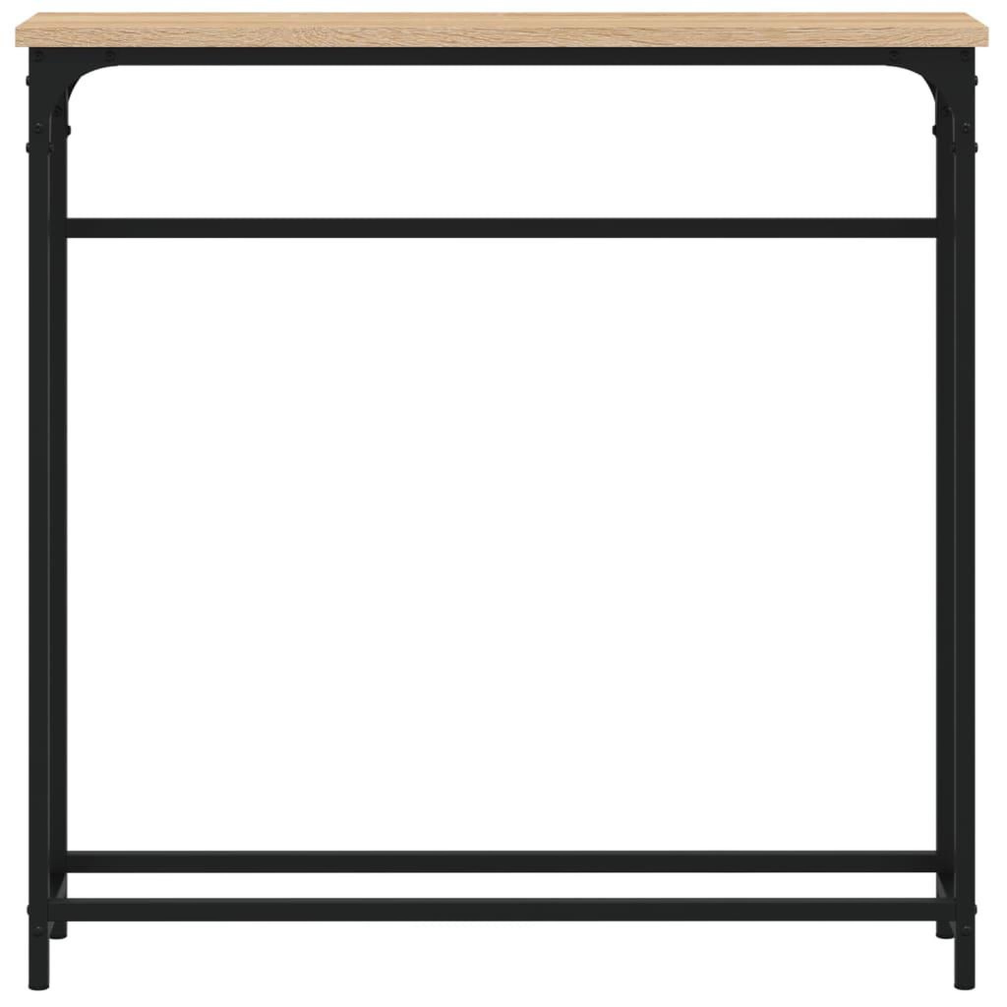 Voir la diapositive 4 : VIDAXL Table console chene sonoma 75x19,5x75 cm bois d'ingenierie