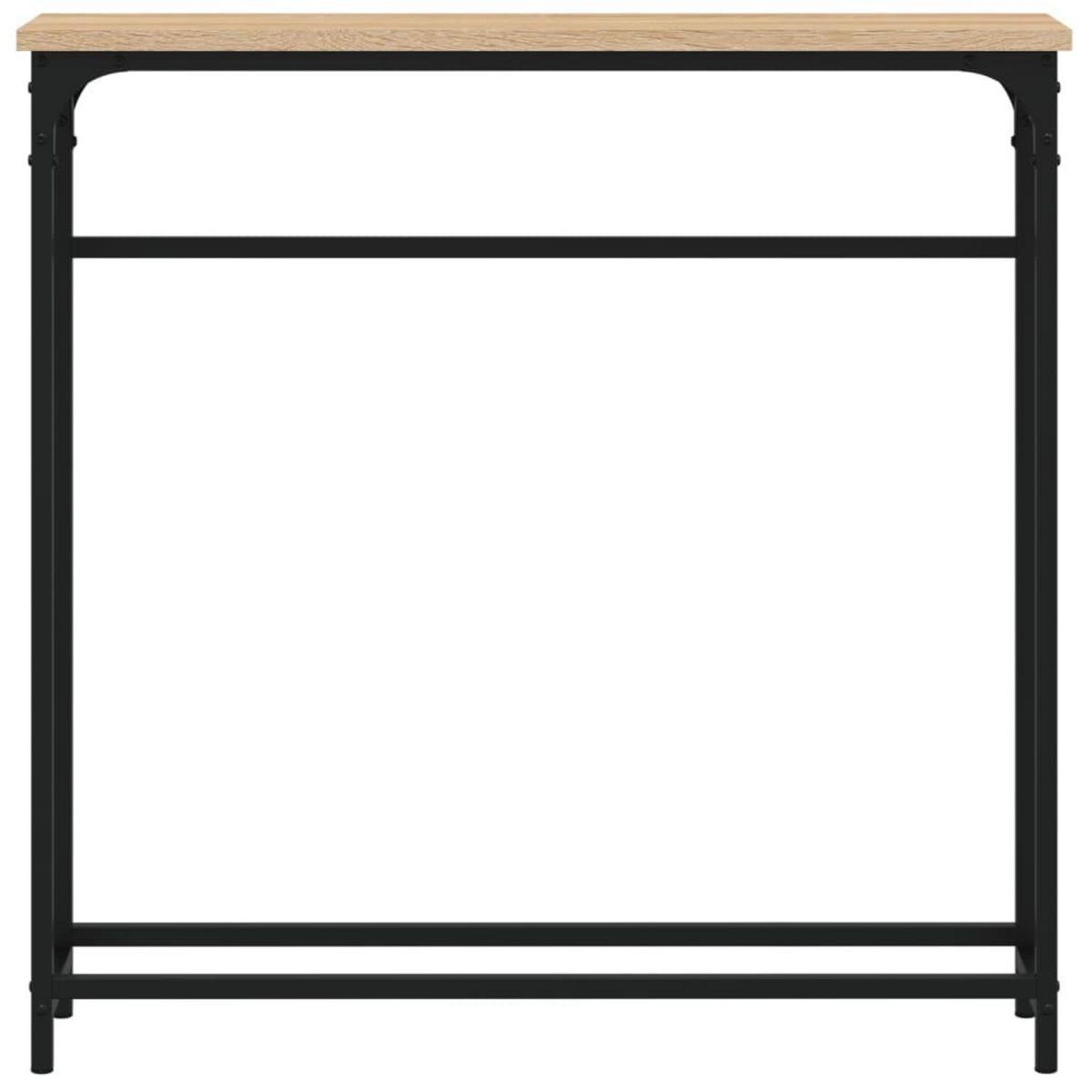 VIDAXL Table console chene sonoma 75x19,5x75 cm bois d'ingenierie