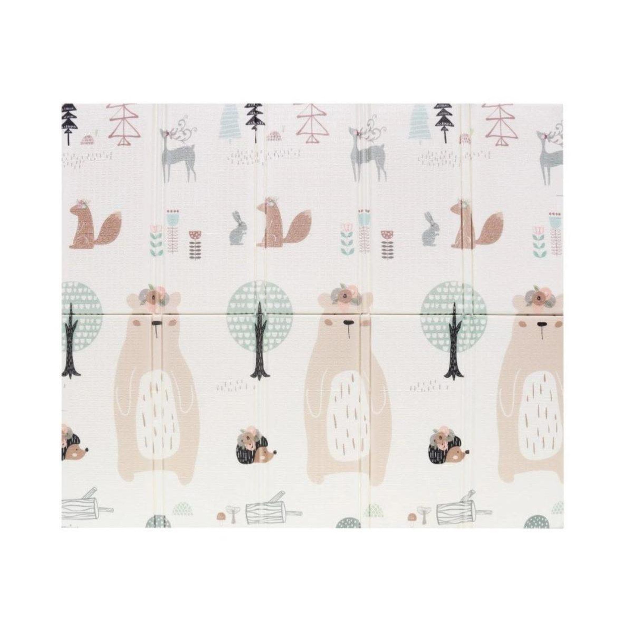 Voir la diapositive 2 : ELINELI Tapis en mousse pliable savane/foret
