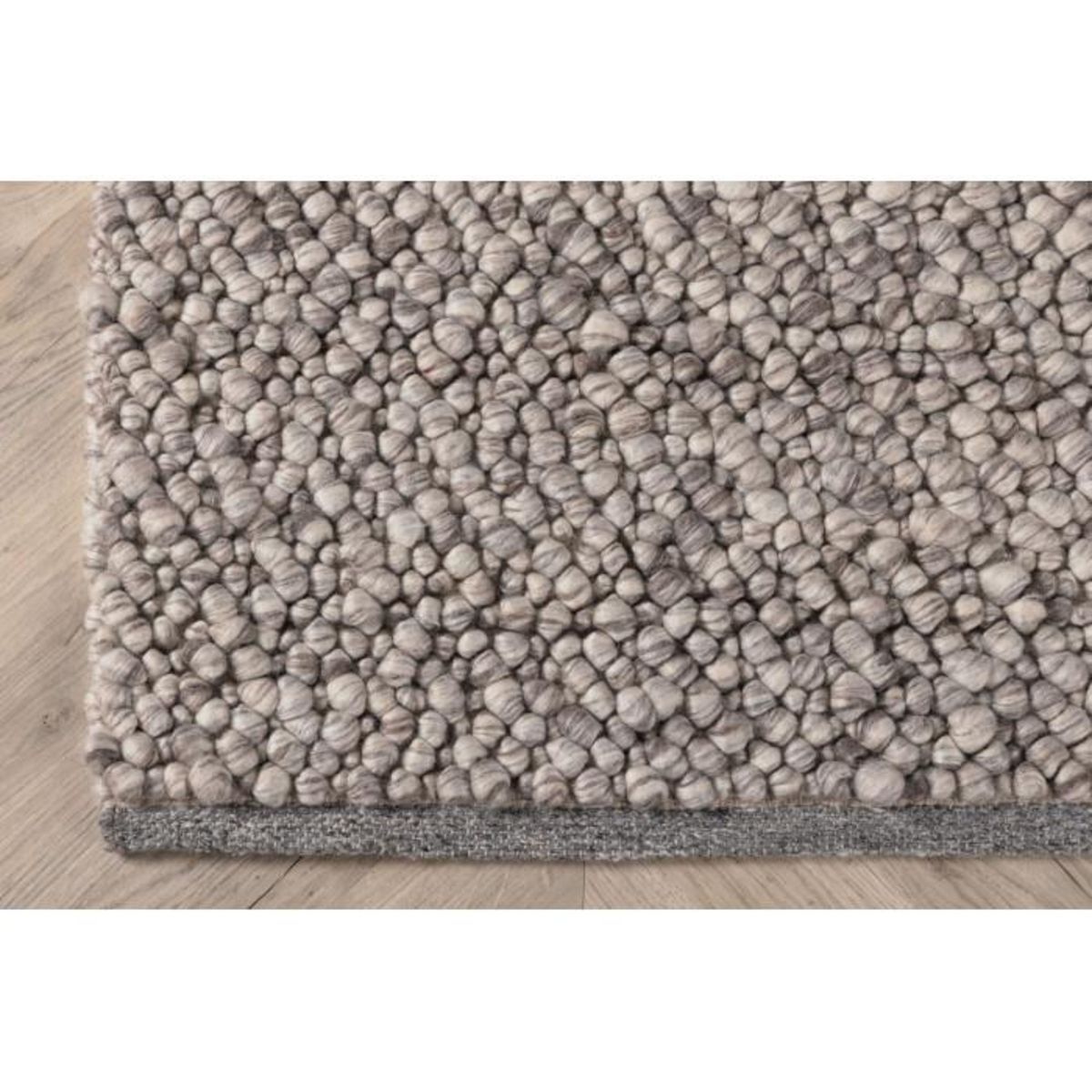 Paris Prix Tapis Déco en Laine  Jajru  250x350cm Gris Clair