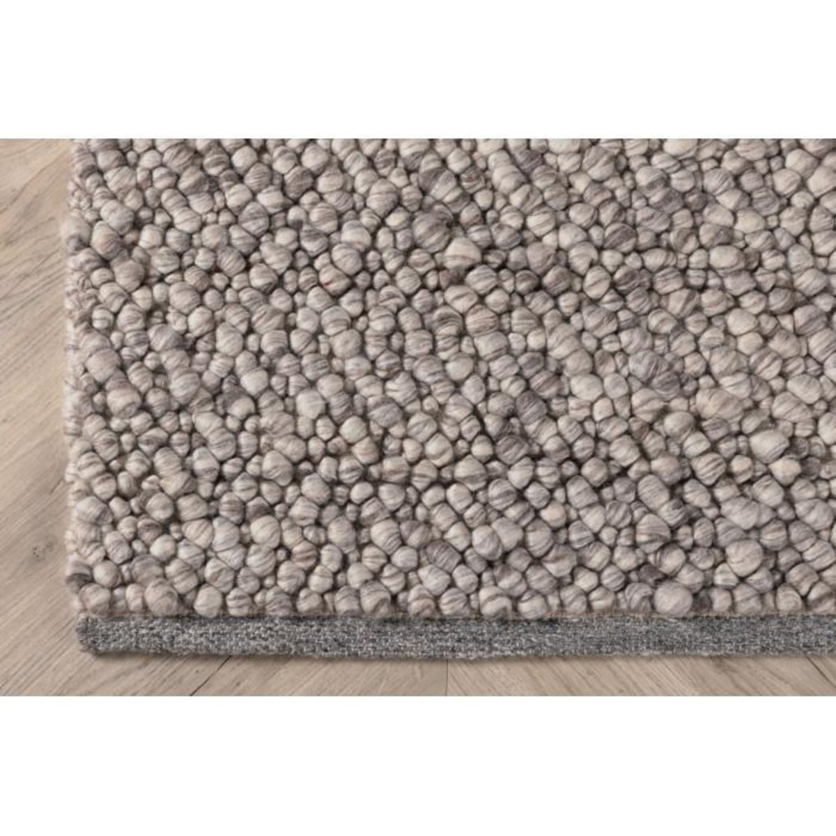 Paris Prix Tapis Déco en Laine  Jajru  250x350cm Gris Clair