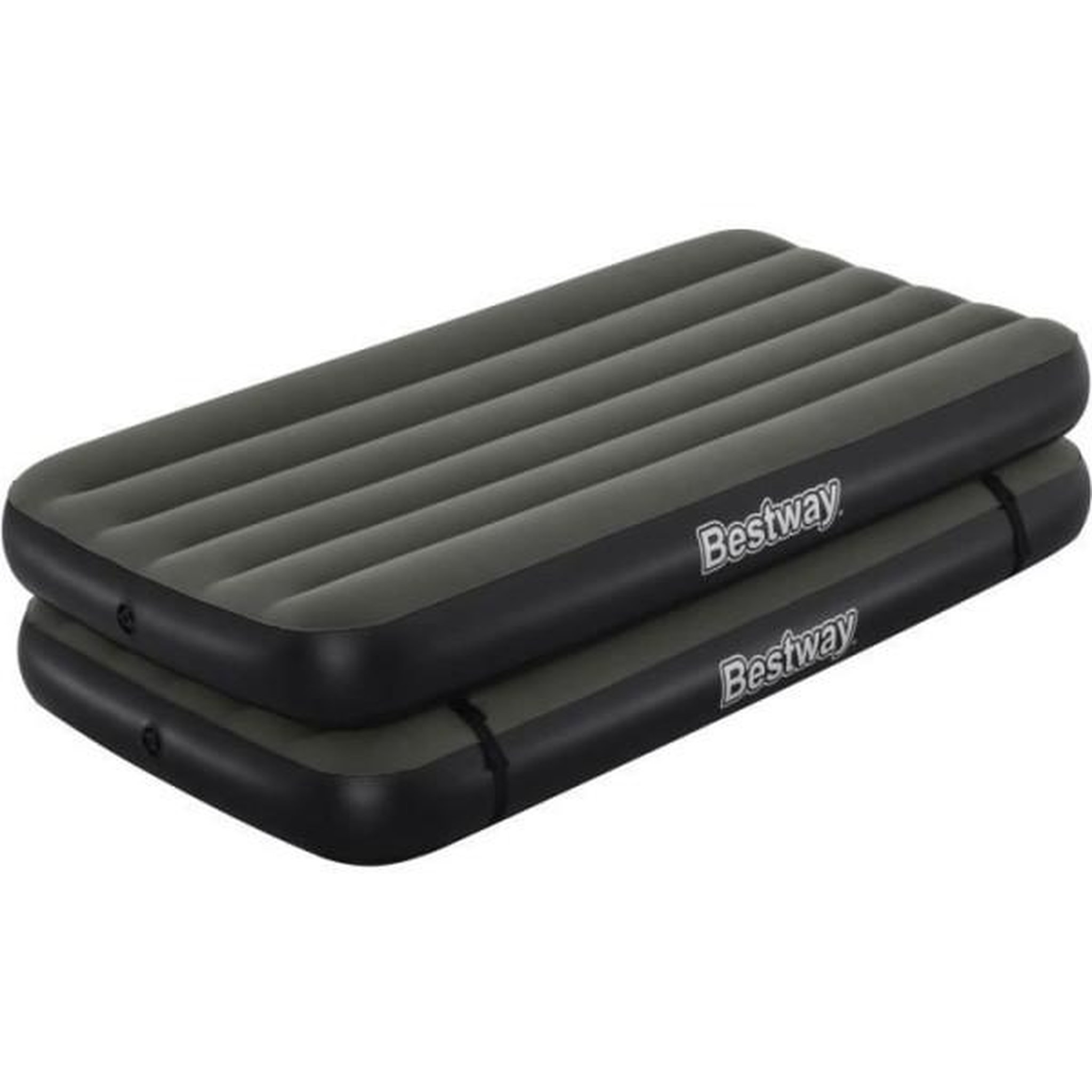 Voir la diapositive 3 : BESTWAY Lit 3 en 1 - bestway - airbed tritech™ connect and rest™ - lits jumeaux, lit surélevé, lit king size - 188 x 99 x 25 cm -