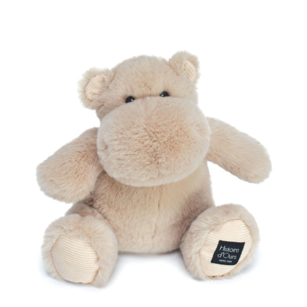 Histoire D'Ours Hippopotame - Beige Sable 25 cm