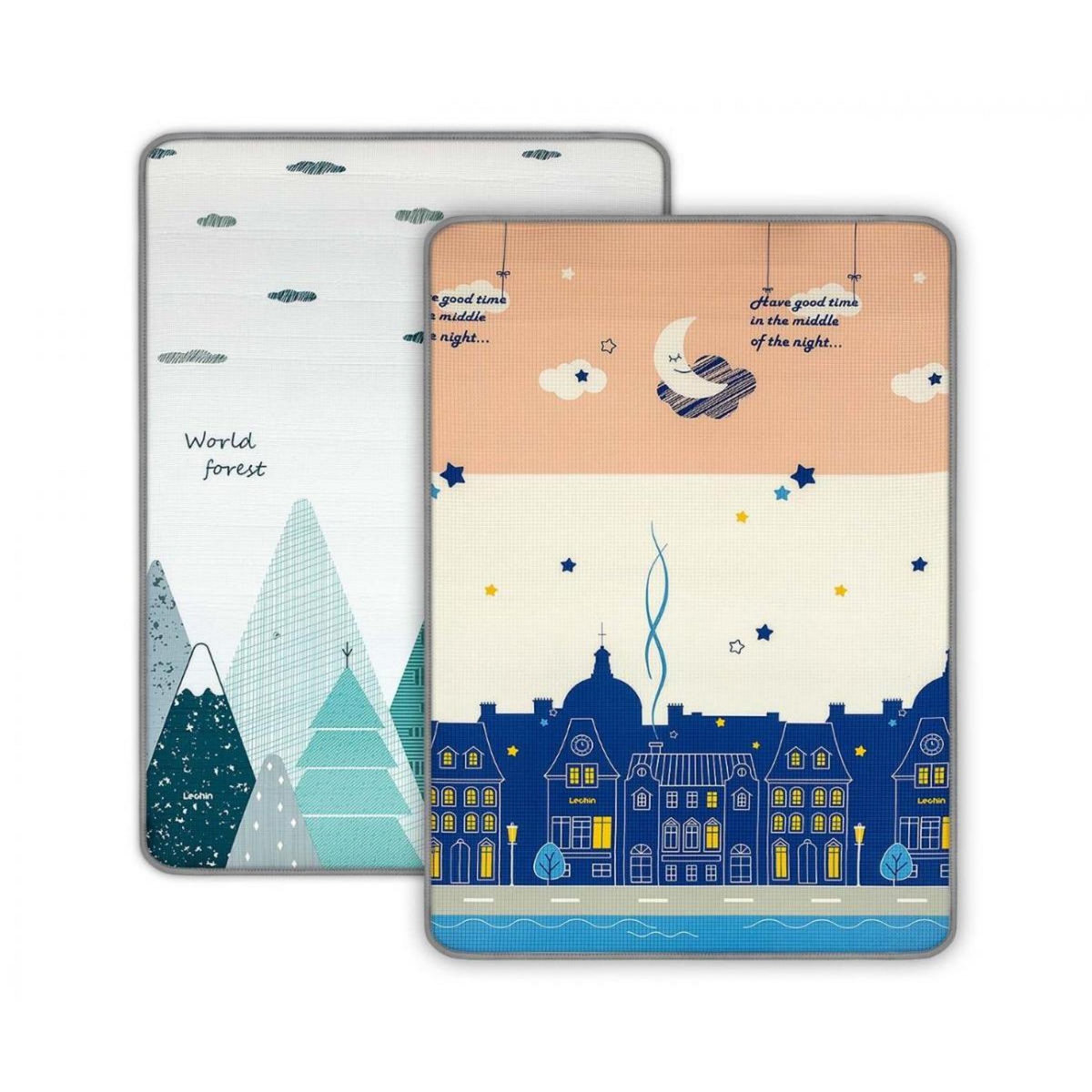 MILLY MALLY Tapis de Jeu en Mousse Kinder Forest et City - Confort et Sécurité pour Enfants