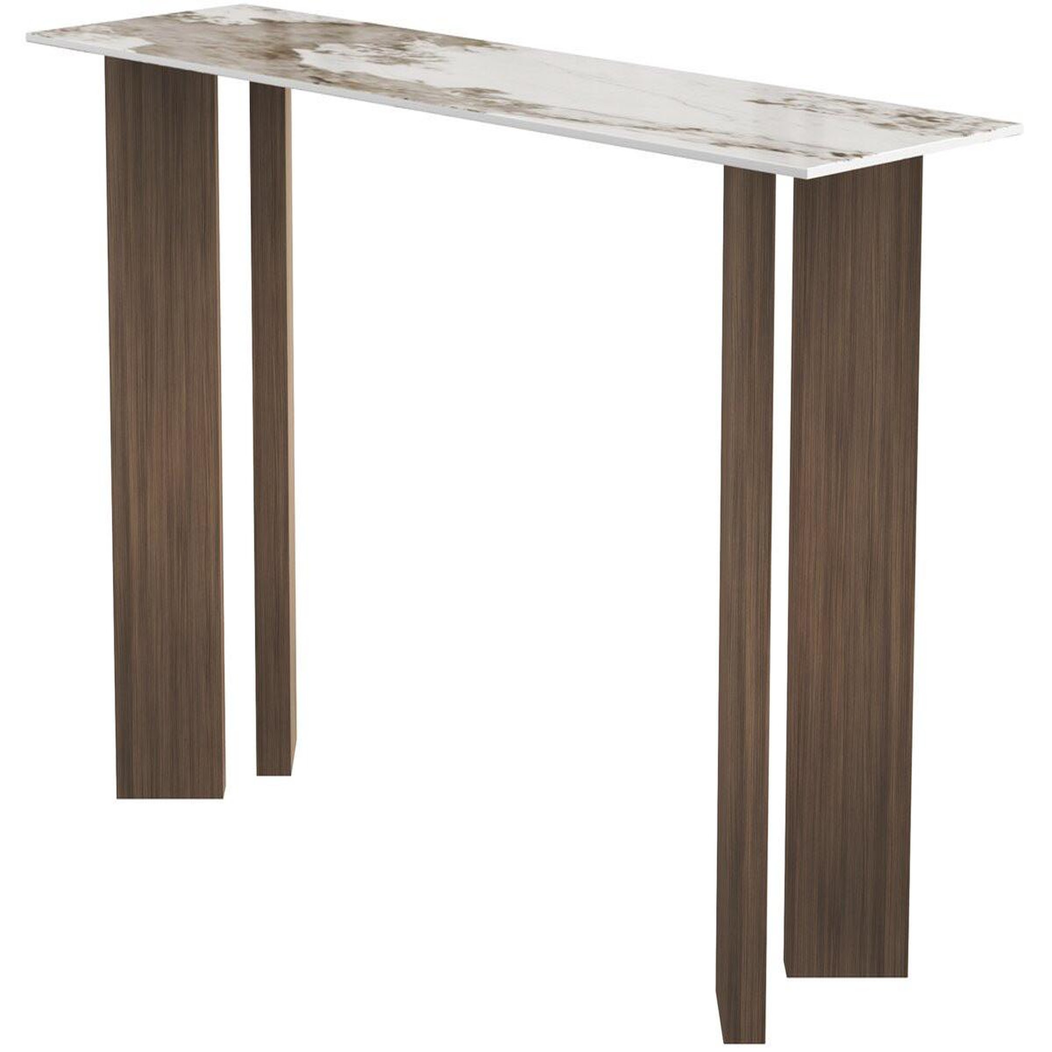 Habitat et Jardin Console avec plateau en céramique style pandora  Elma  - 140 cm - Marron