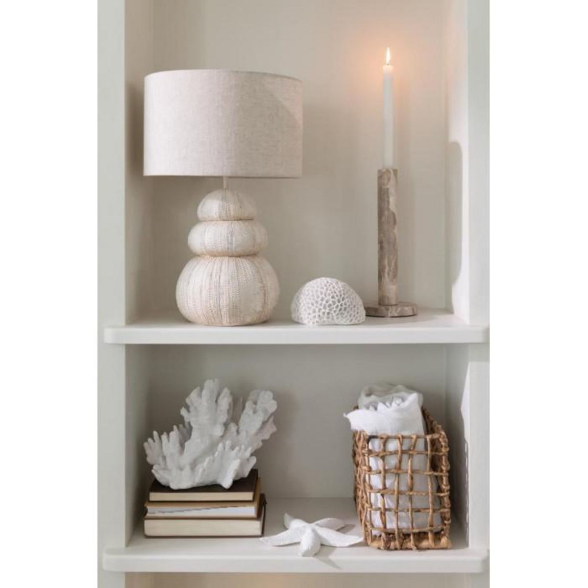 Paris Prix Corail Déco  Evasion  29cm Blanc