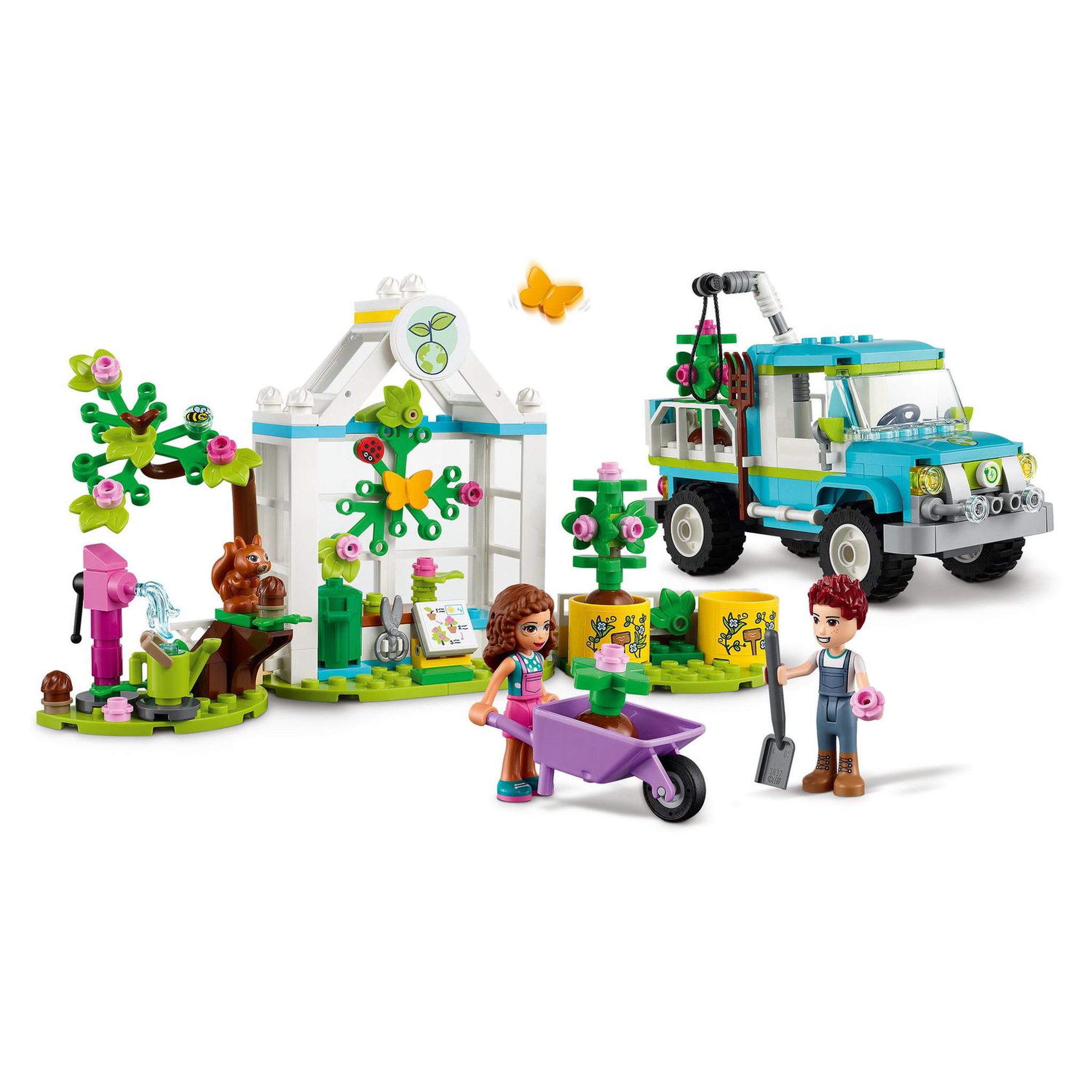 Voir la diapositive 4 : LEGO Friends 41707 Le Camion Planteur d&rsquo;Arbres, Jouet de Construction Voiture Jardin