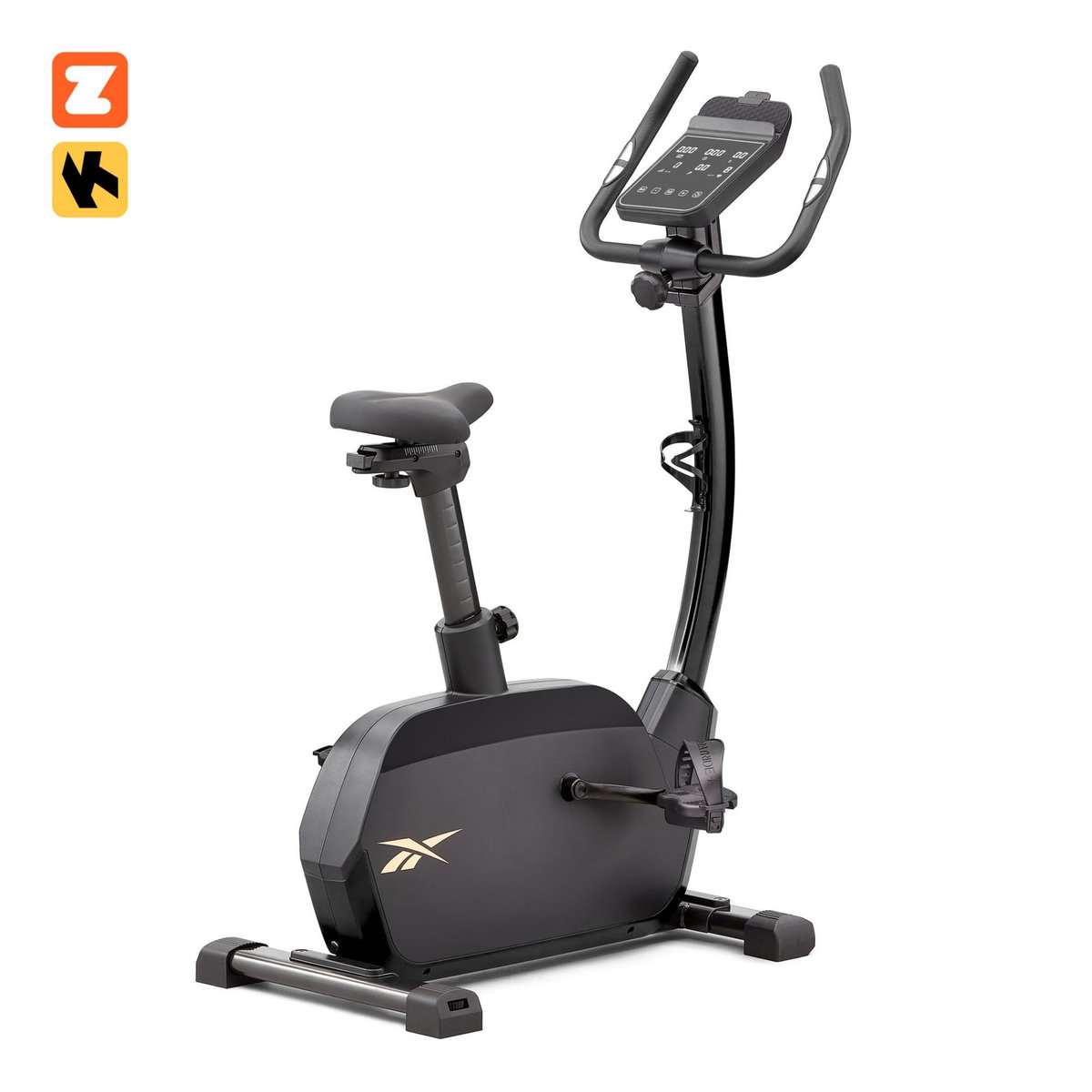 Reebok Vélo de Fitness - Reebok - Modèle FR30 - Maison/Appartement - Roue d'inertie 9 KG - Ecran tactile LED