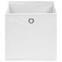 Voir la diapositive 3 : VIDAXL Boîtes de rangement 10 pcs Tissu intisse 28x28x28 cm Blanc