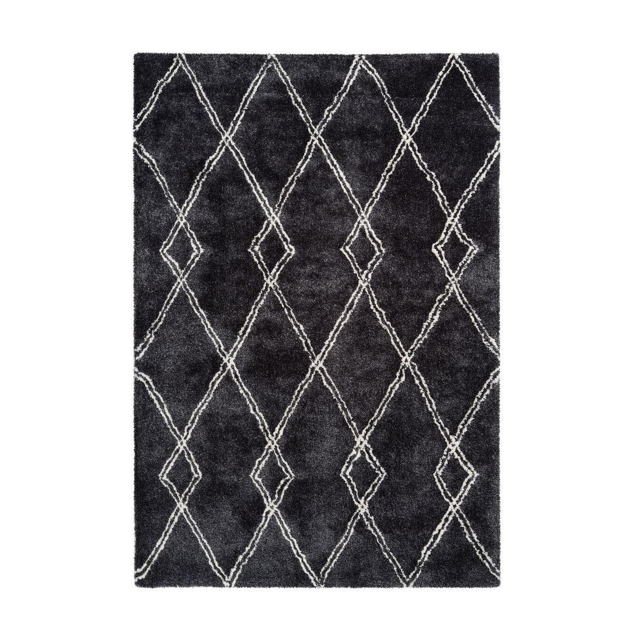Voir la diapositive 1 : Paris Prix Tapis Imprimé Géométrique  Orlando  Anthracite