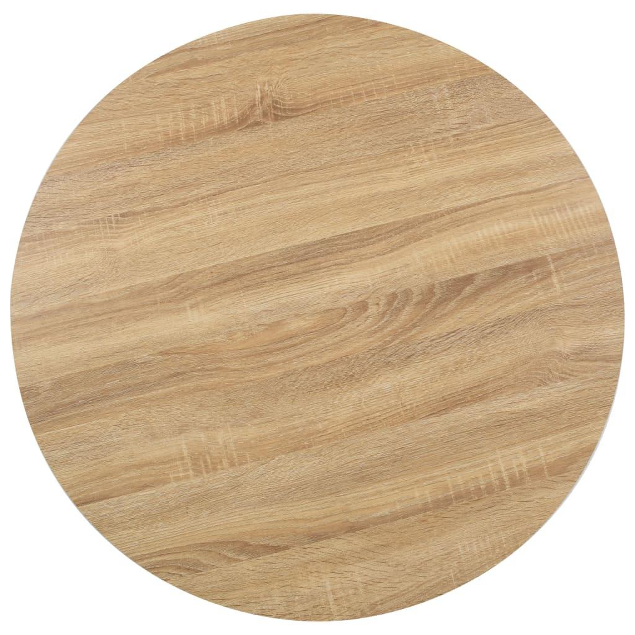 Voir la diapositive 2 : VIDAXL Table de bistro marron clair 80 cm MDF