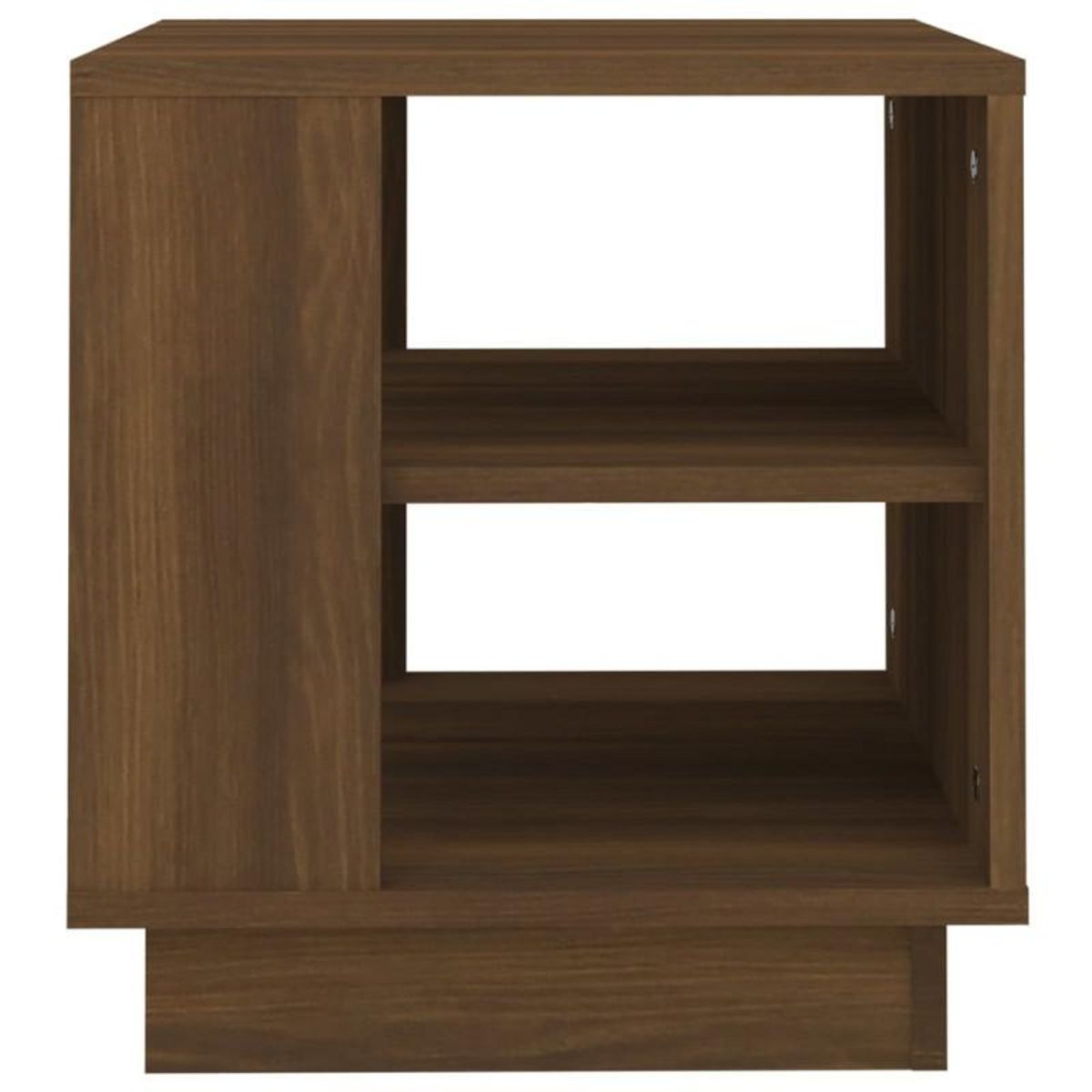 VIDAXL Table basse Chêne marron 40x40x43 cm Bois d ingénierie