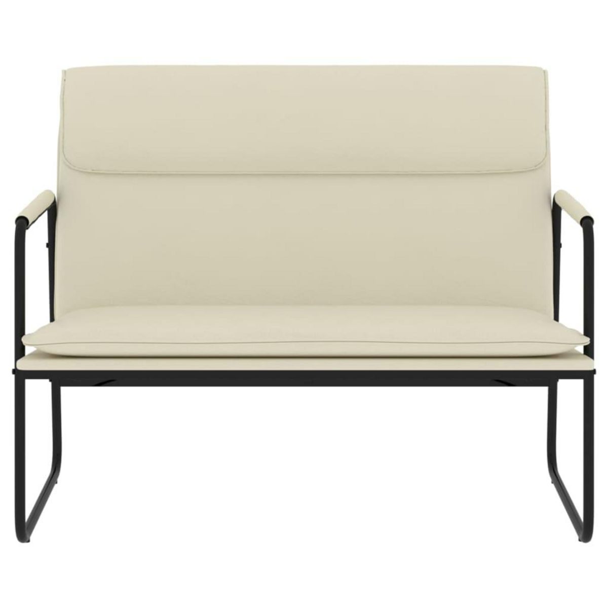 VIDAXL Banc Creme 100x64x80 cm Similicuir