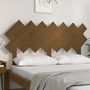 Voir la diapositive 3 : VIDAXL Tete de lit Marron miel 141x3x80,5 cm Bois massif de pin
