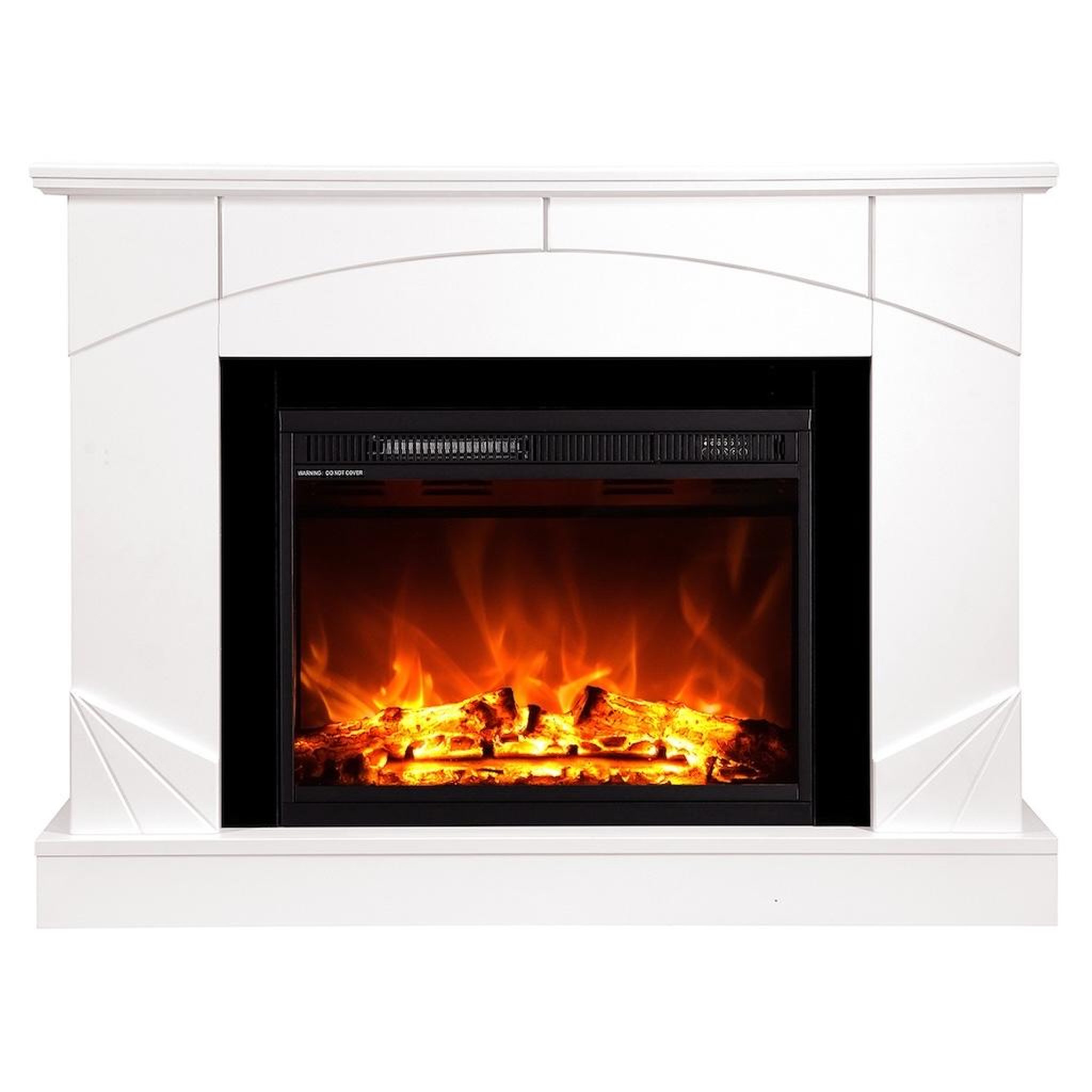 ARTFLAME Cheminée électrique - madeira & lorance color - 1500 w - 3 flammes - télécommande
