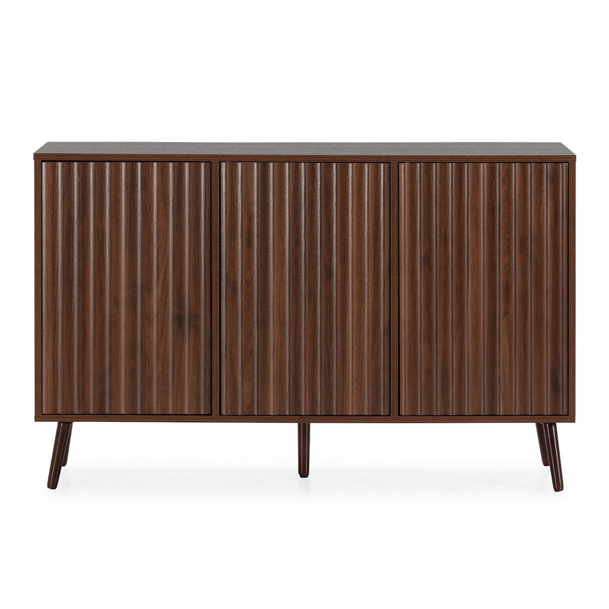 VS VENTA-STOCK Buffet Lluvia 3 portes effet noyer