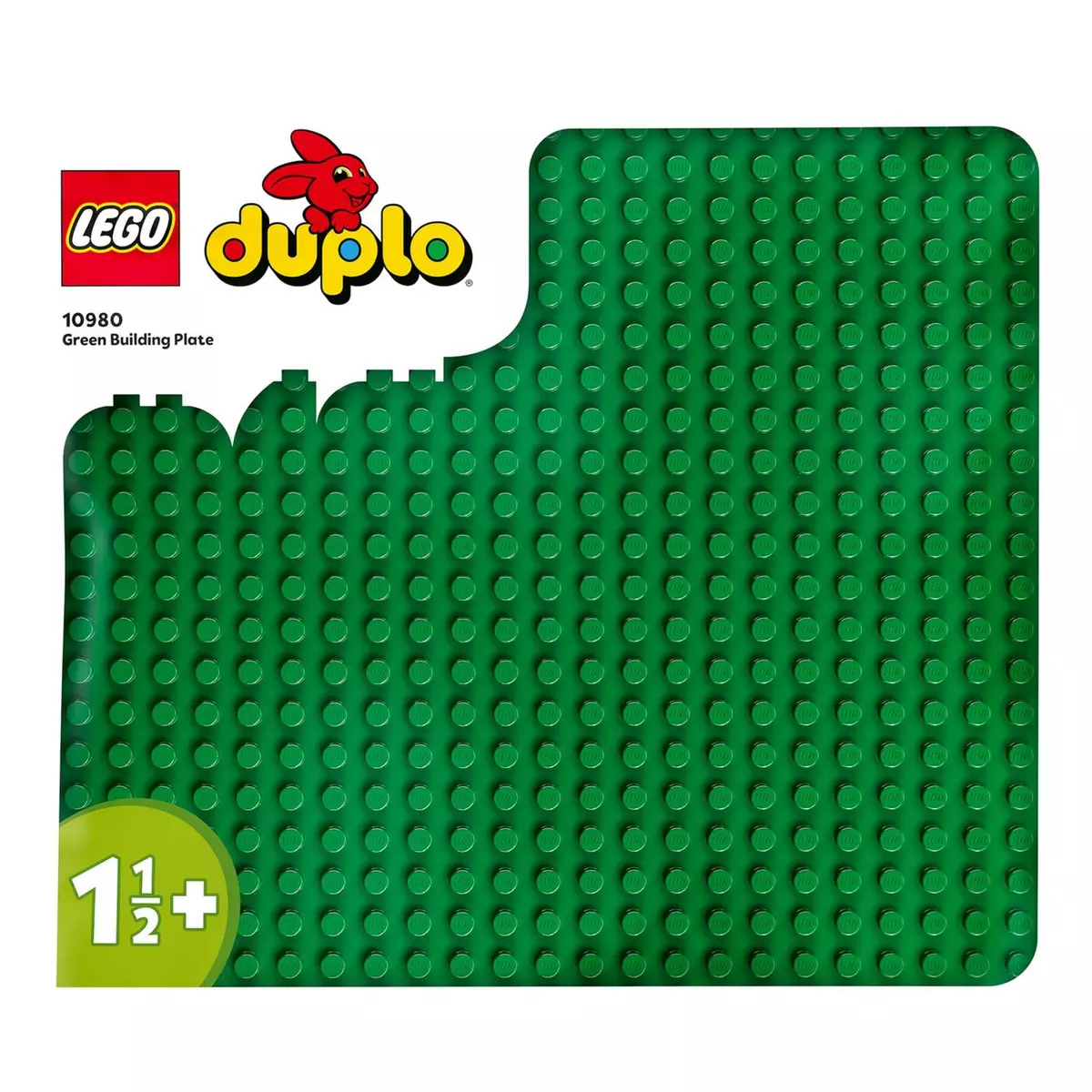 LEGO DUPLO 10980 - La Plaque de Construction Verte, Socle de Base