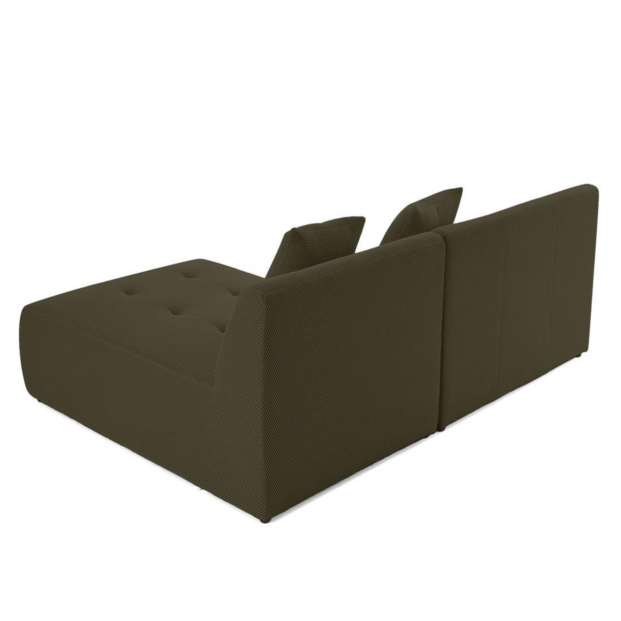 Voir la diapositive 5 : LISA DESIGN Onyx - canapé modulable d'angle réversible 4 places - en tissu mailles 3d