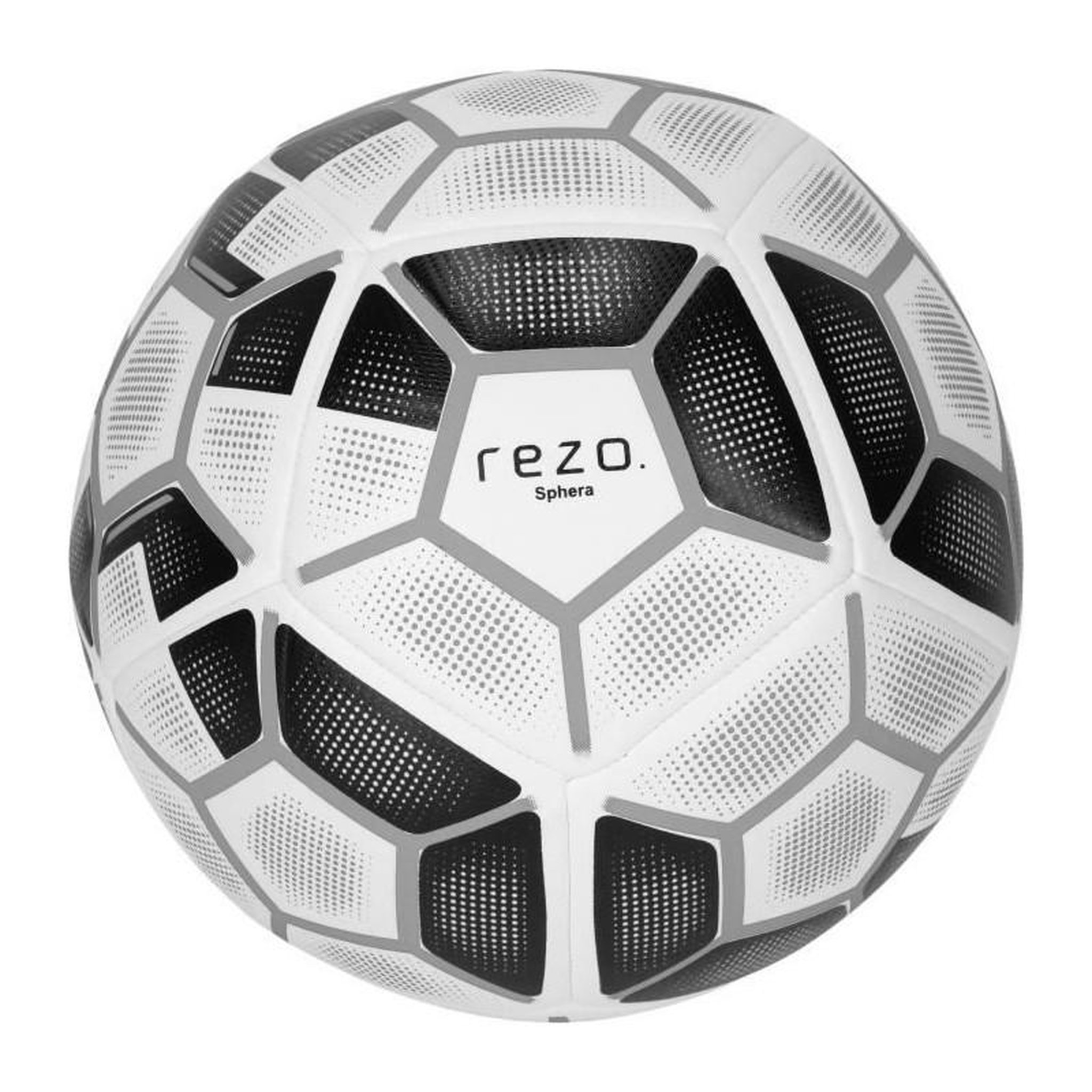 Ballon de football - REZO - Sphera - Taille 4 - Gris - Technologie avancée