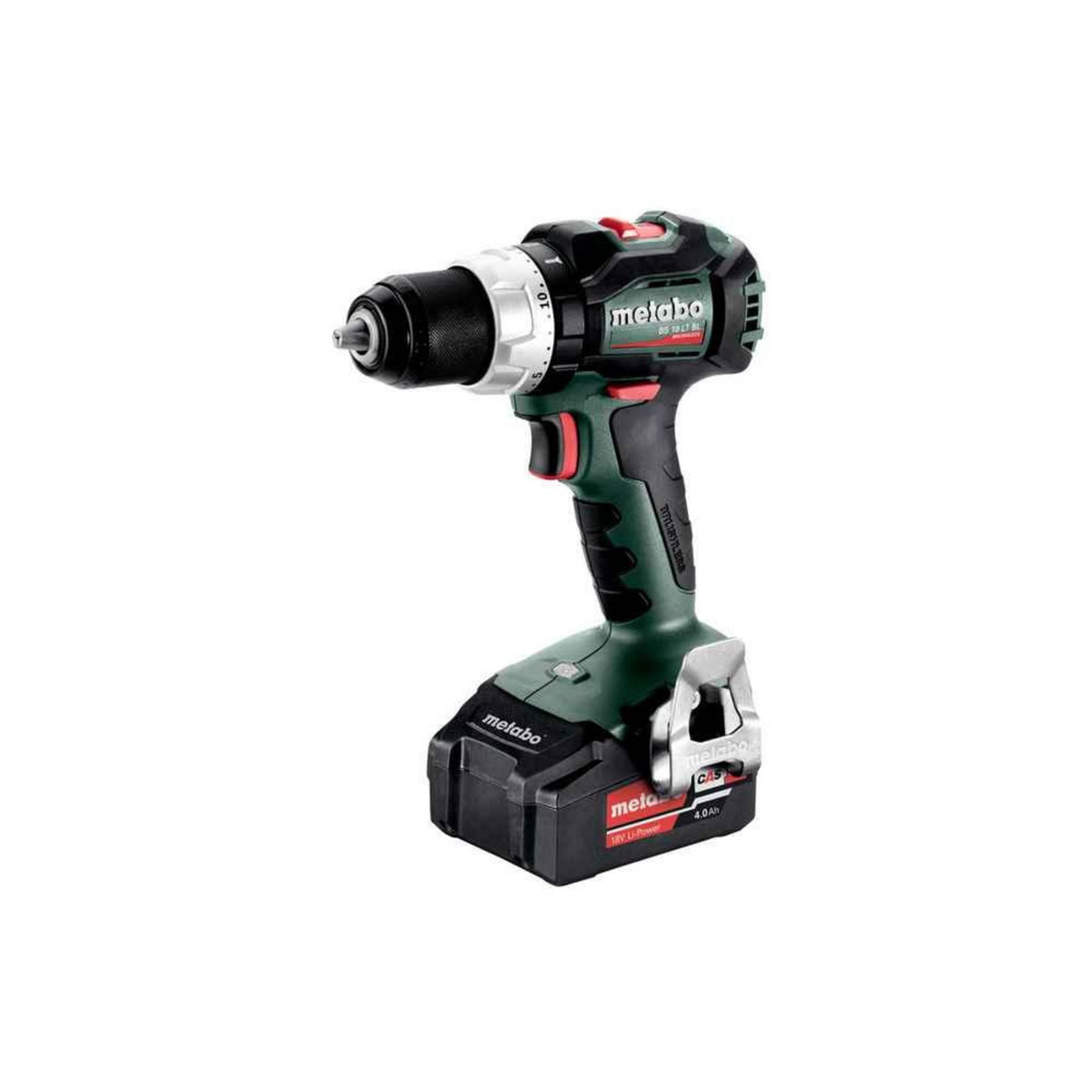 METABO SAS Perceuse visseuse 18 V BS 18 LT BL - 2x 4,0Ah Li-Power, ASC 55, coffret Metabox