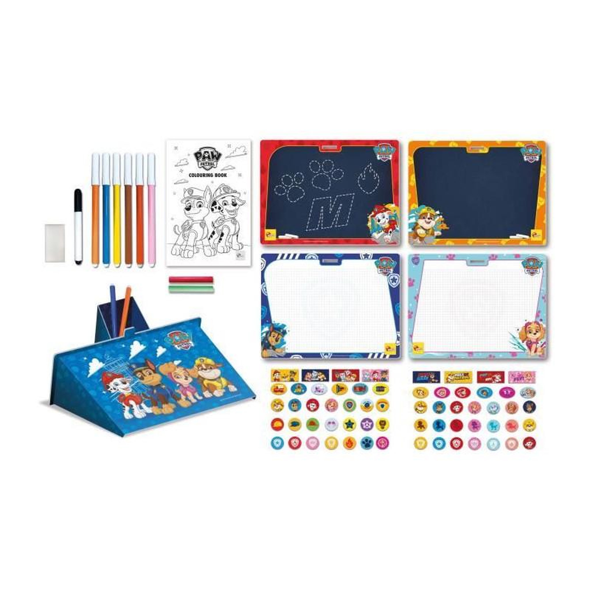 Voir la diapositive 3 : LISCIANI GIOCHI Sac a dos coloriage et école de dessin - Paw Patrol - LISCIANI