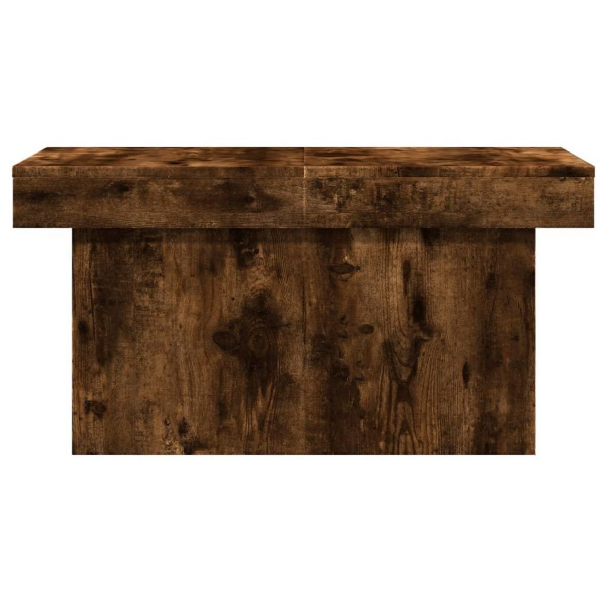 VIDAXL Table basse chene fume 80x55x40 cm bois d'ingenierie