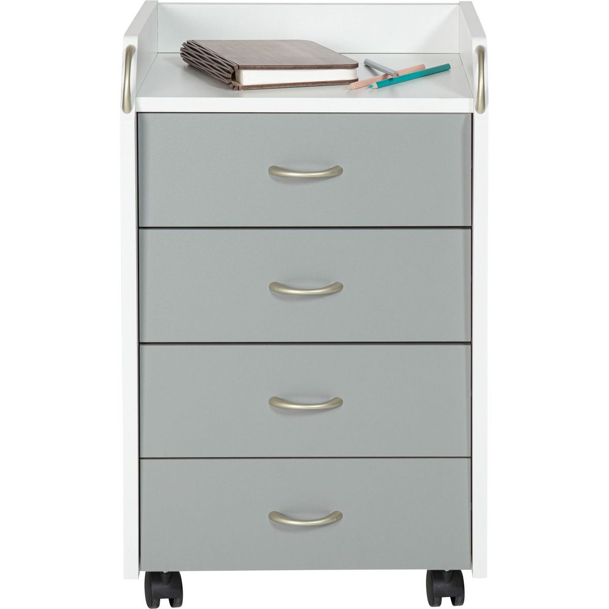 Caisson rangement pour bureau 4 tiroirs L40cm JOVI