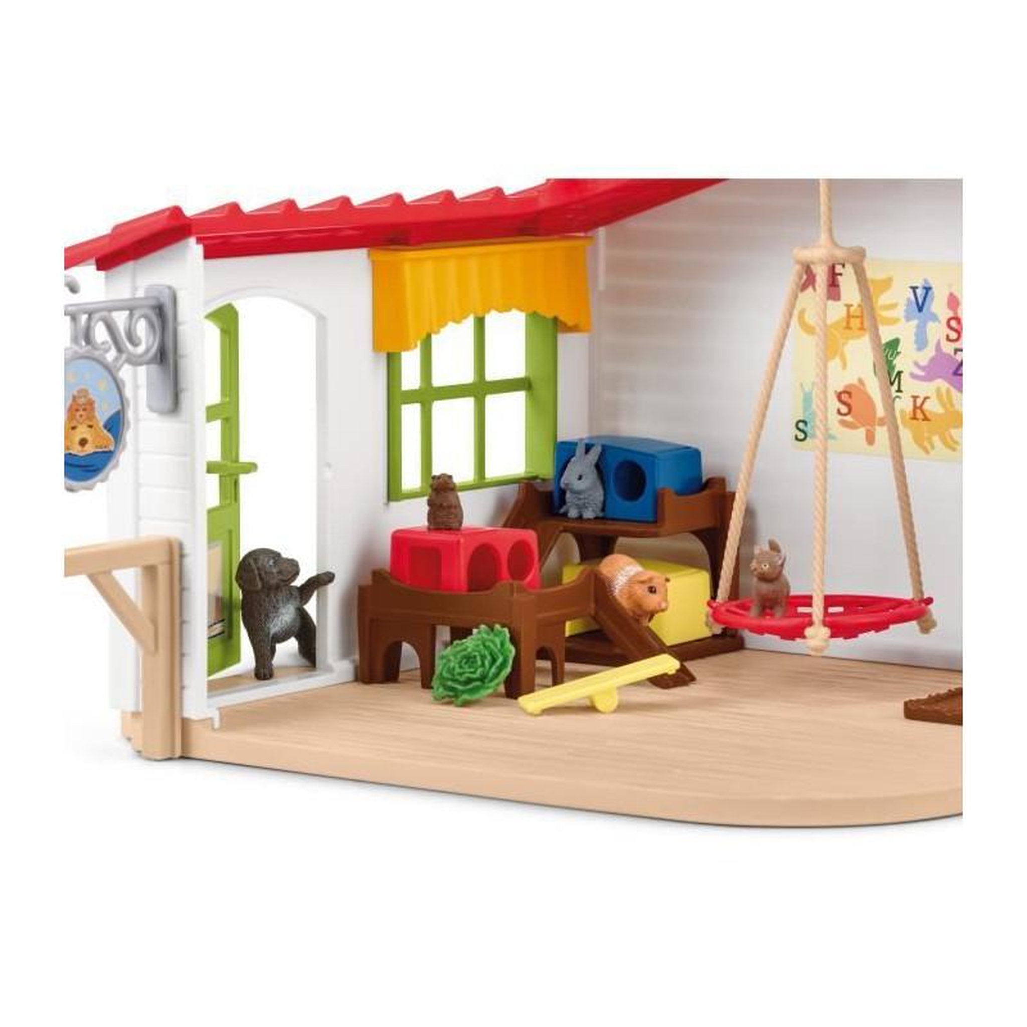 Voir la diapositive 5 : Schleich SCHLEICH - Hotel des Animaux - 42607 - Gamme Farm World