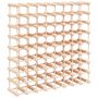 Voir la diapositive 2 : VIDAXL Casier à vin pour 72 bouteilles 90,5x23x90,5 cm pin massif