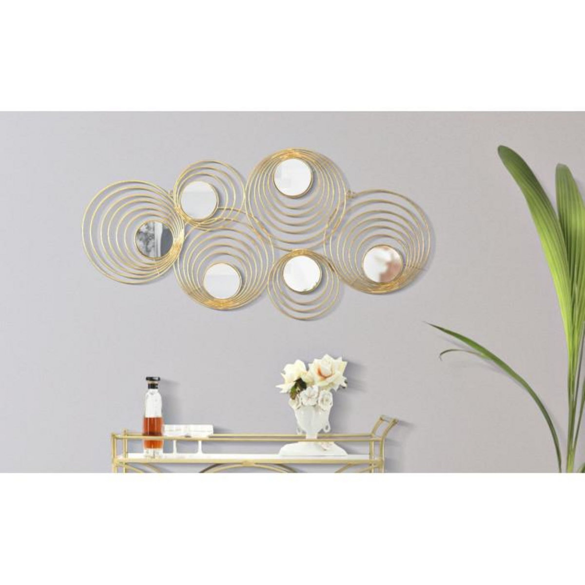 Paris Prix Décoration Murale en Métal  Rays  90cm Or