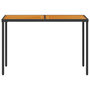 Voir la diapositive 4 : VIDAXL Table de jardin avec dessus en bois d'acacia noir 115x54x74 cm