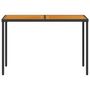 Voir la diapositive 4 : VIDAXL Table de jardin avec dessus en bois d'acacia noir 115x54x74 cm