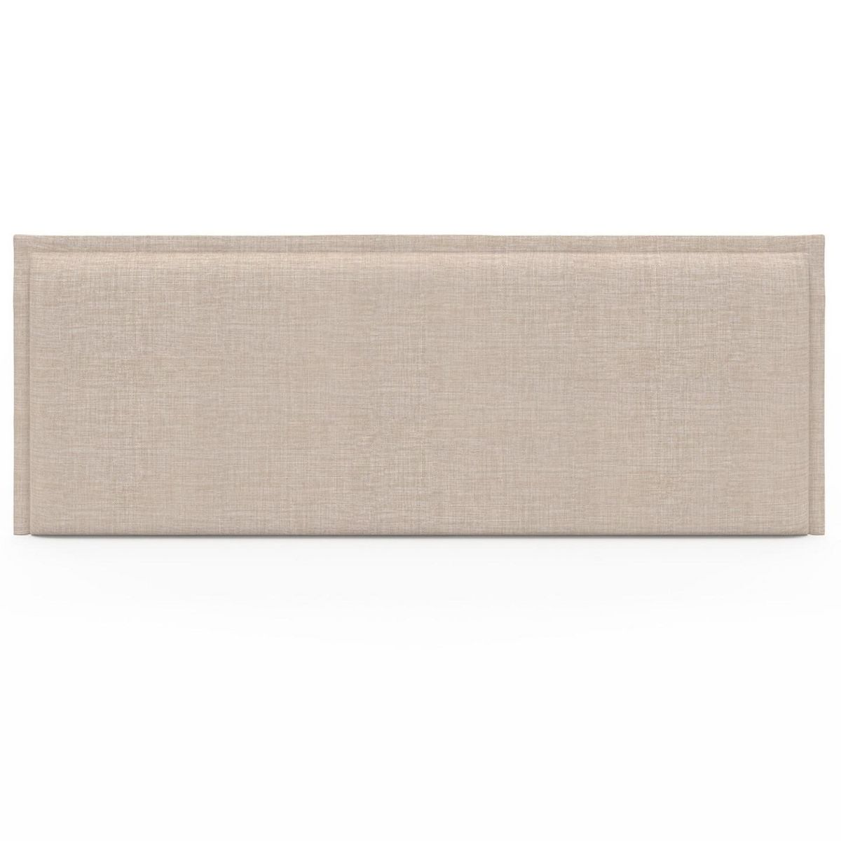 ID MARKET Tête de lit suspendue ALHYA 160 cm en tissu beige lin