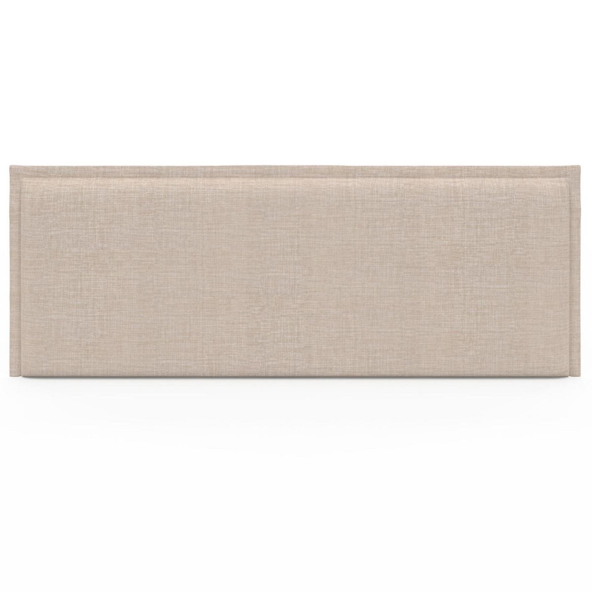 ID MARKET Tête de lit suspendue ALHYA 160 cm en tissu beige lin