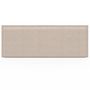 Voir la diapositive 3 : ID MARKET Tête de lit suspendue ALHYA 160 cm en tissu beige lin