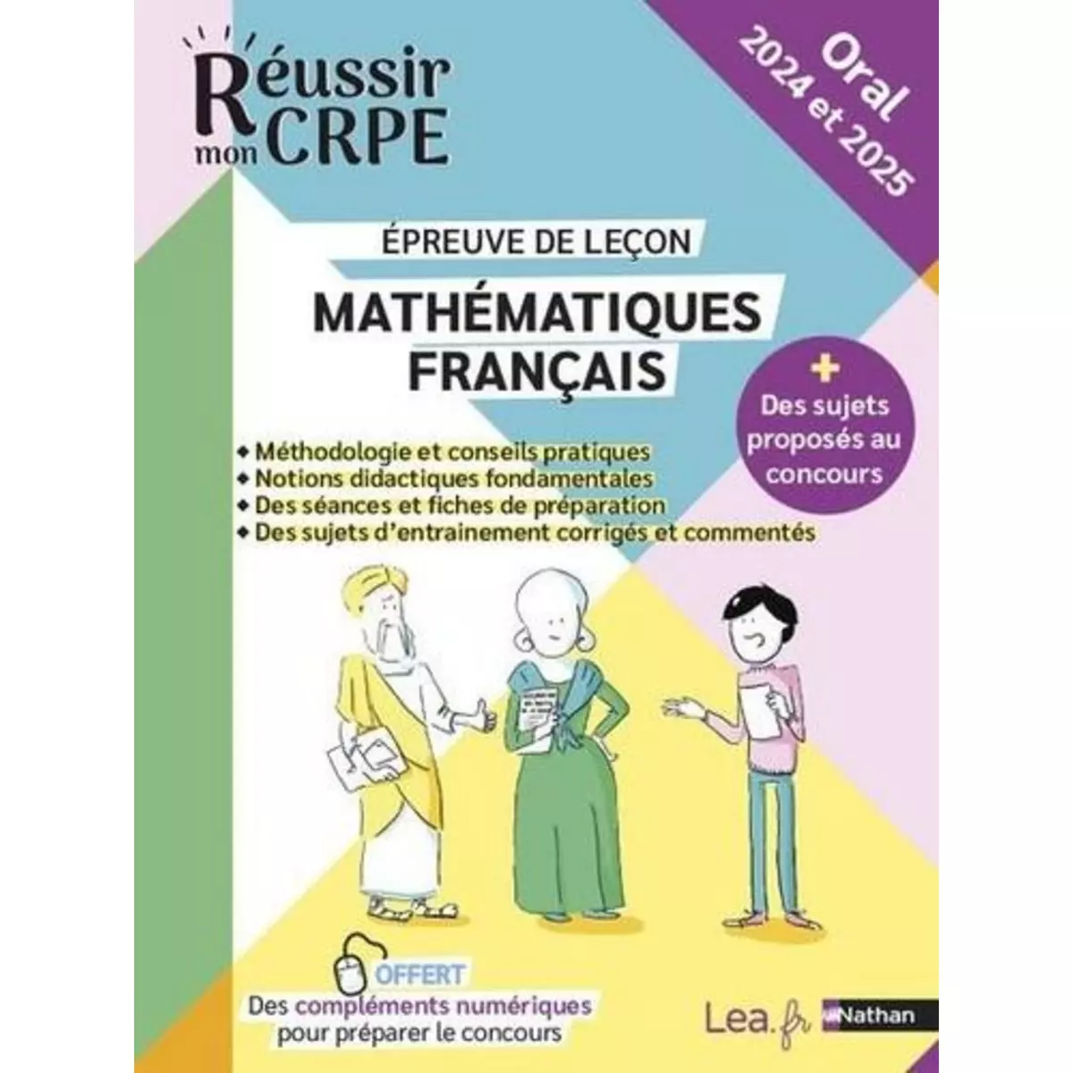  MATHEMATIQUES, FRANCAIS. EPREUVE DE LECON, EDITION 2024-2025, Motteau Daniel