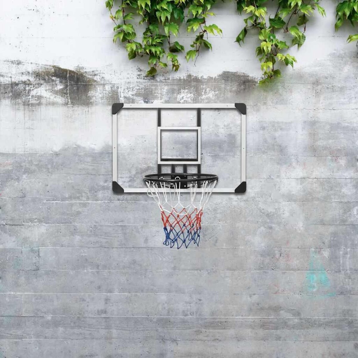 VIDAXL Panneau de basket-ball Transparent 90x60x2,5 cm Polycarbonate