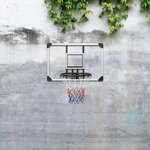 VIDAXL Panneau de basket-ball Transparent 90x60x2,5 cm Polycarbonate