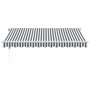 Voir la diapositive 3 : VIDAXL Auvent retractable automatique anthracite et blanc 350x250 cm